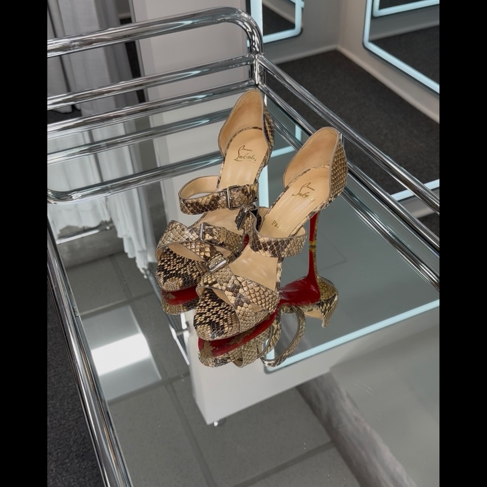 Christian Louboutin Python Sandal - image 3